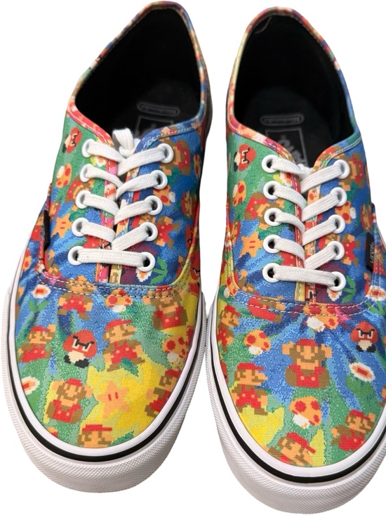 Vans Other - Vans x Nintendo Super Mario Bros Authentic Tie Dye Sneakers Men’s 11 Rare